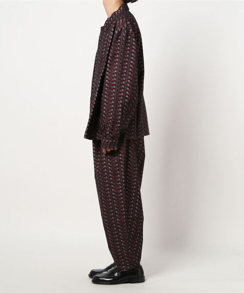 Journal Standard TRISECT（トライセクト）の「【CPOシャツ+パンツ+巾着袋3点セット】USSR TEXTILE セットアップ（ブルゾン・メンズ・チャコールグレー/ブラック/ボルドー/ブラック系その他・MEDIUM/LARGE）」の5枚目の写真