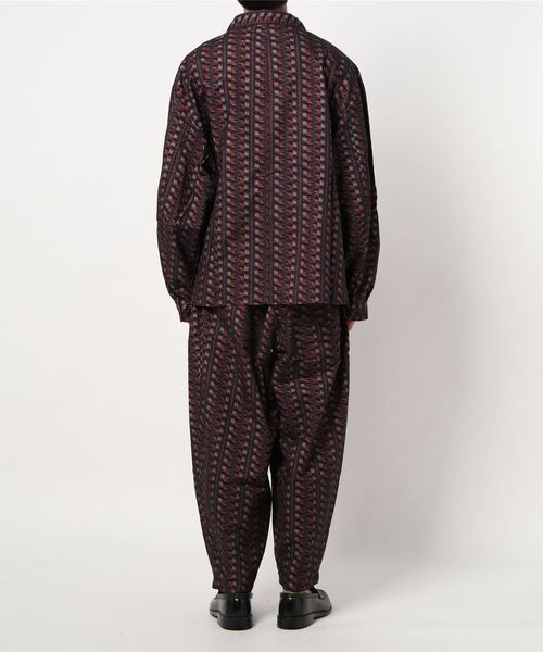 Journal Standard TRISECT（トライセクト）の「【CPOシャツ+パンツ+巾着袋3点セット】USSR TEXTILE セットアップ（ブルゾン・メンズ・チャコールグレー/ブラック/ボルドー/ブラック系その他・MEDIUM/LARGE）」の6枚目の写真