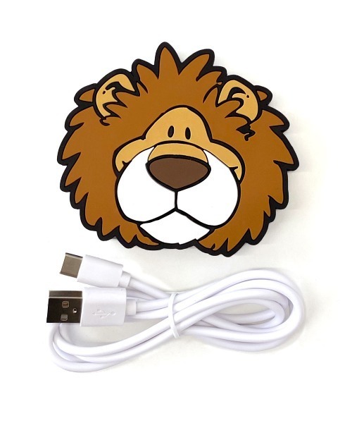 NICI/ワイヤレスチャージャー ライオン（スマホグッズ）｜nici