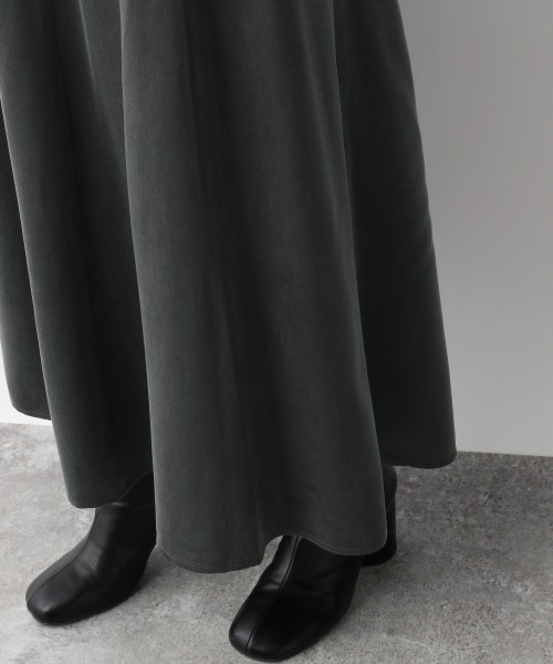 A part by（アパートバイ）の「キュプライージーマキシスカート　924579（スカート・レディース・ライトベージュ/ブラウン系その他2/パープル系その他2/チャコールグレー・FREE）」の19枚目の写真