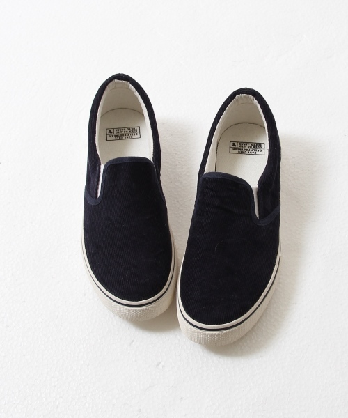 coen（コーエン）の「コーデュロイスリッポン（スニーカー・レディース・ネイビー/モカ/ナチュラル・LARGE/MEDIUM/SMALL）」の3枚目の写真