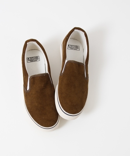 coen（コーエン）の「コーデュロイスリッポン（スニーカー・レディース・ネイビー/モカ/ナチュラル・LARGE/MEDIUM/SMALL）」の2枚目の写真