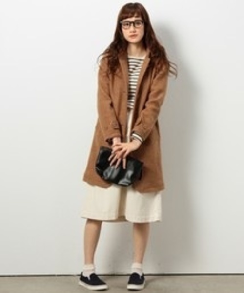 coen（コーエン）の「コーデュロイスリッポン（スニーカー・レディース・ネイビー/モカ/ナチュラル・LARGE/MEDIUM/SMALL）」の11枚目の写真