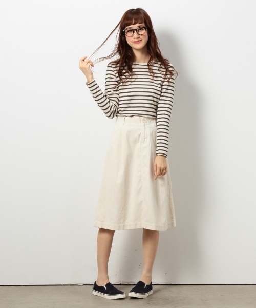 coen（コーエン）の「コーデュロイスリッポン（スニーカー・レディース・ネイビー/モカ/ナチュラル・LARGE/MEDIUM/SMALL）」の12枚目の写真