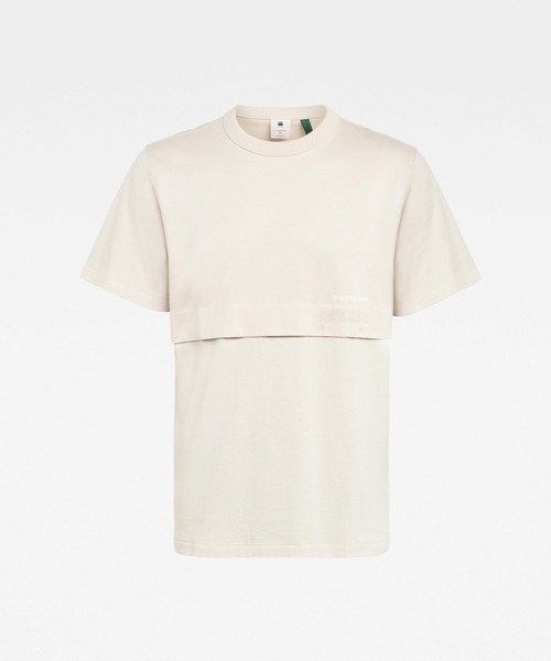 G-STAR（ジースター）の「MERCERIZED C&S LOOSE T-SHIRT（Tシャツ/カットソー・メンズ・ダークオリーブ/ダークブラック/ホワイト系その他・SMALL/MEDIUM/LARGE/X-LARGE/X-SMALL/XX-SMALL）」の13枚目の写真