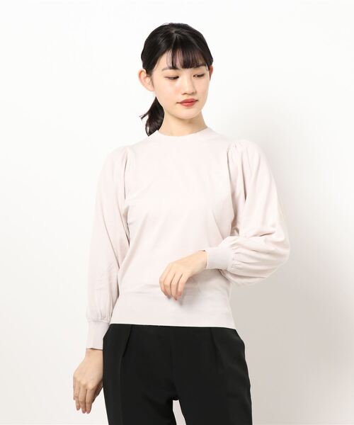 トップスボリューム袖ニット ニット セーター Mystrada マイストラーダ のファッション トップスボリューム袖ニット ニット セーター Mystrada マイストラーダ のファッション