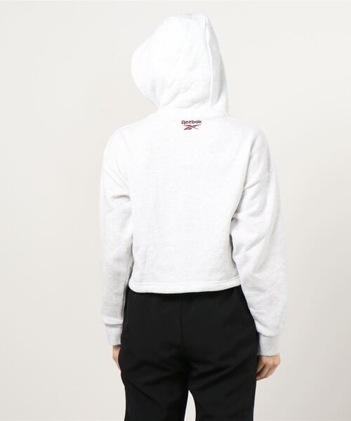 Reebok（リーボック）の「CL VALENTINES DAY HOODIE（パーカー・レディース・ホワイト/ブラック・SMALL/MEDIUM/LARGE/X-LARGE）」の3枚目の写真