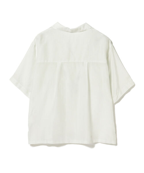 Ray BEAMS(レイビームス)の「Ray BEAMS / コットン シルク シアー オープンカラー シャツ(シャツ/ブラウス・レディース・オフホワイト/ミント/ラベンダー・ONE SIZE)」の11枚目の写真