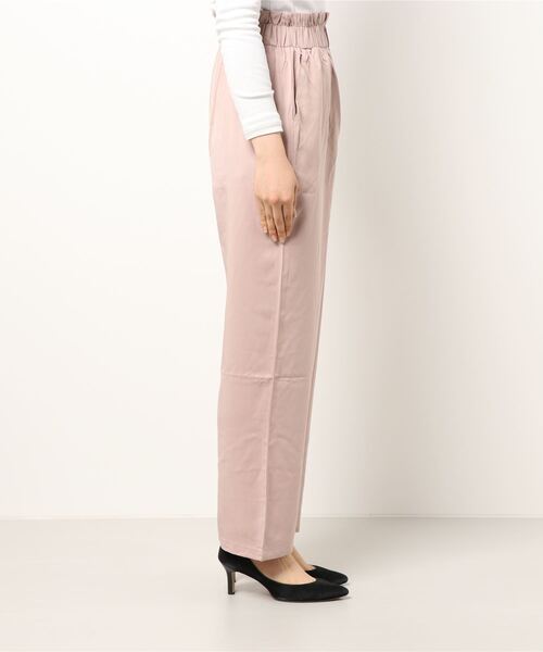 reca(レカ)の「ウエストフリルテーパードパンツ(その他パンツ・レディース・ピンク/ブラック/ブルー系その他・FREE)」の4枚目の写真