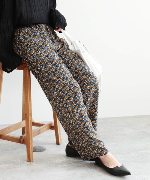 reca(レカ)の「ウエストフリルテーパードパンツ(その他パンツ・レディース・ピンク/ブラック/ブルー系その他・FREE)」の6枚目の写真