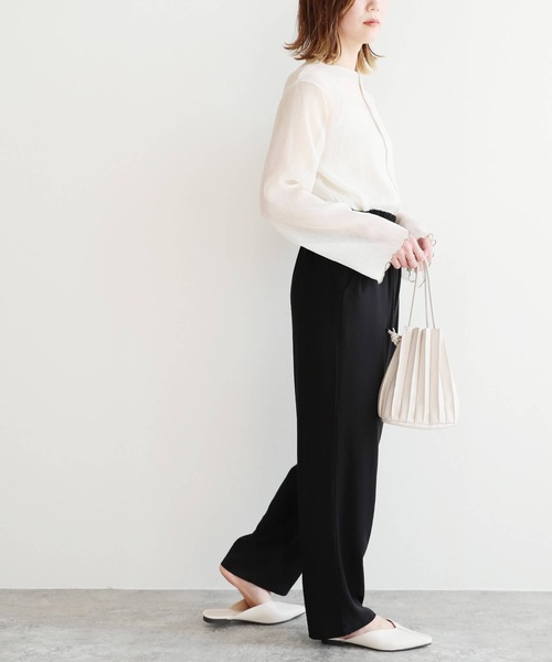 reca(レカ)の「ウエストフリルテーパードパンツ(その他パンツ・レディース・ピンク/ブラック/ブルー系その他・FREE)」の9枚目の写真