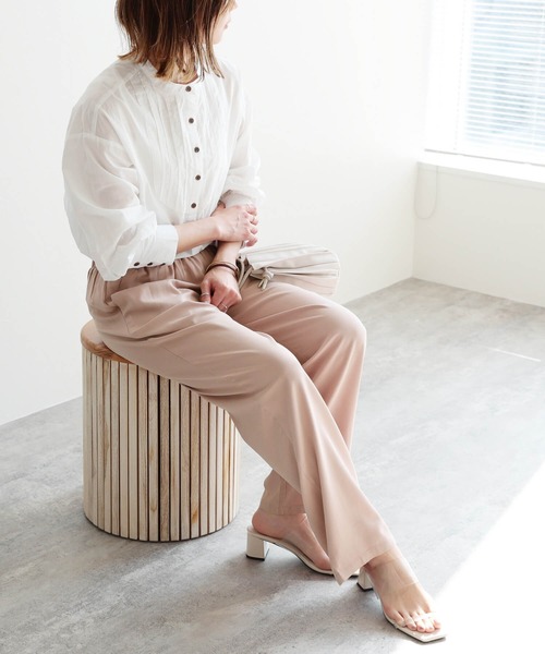 reca(レカ)の「ウエストフリルテーパードパンツ(その他パンツ・レディース・ピンク/ブラック/ブルー系その他・FREE)」の16枚目の写真