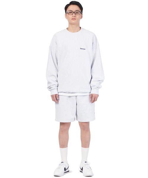 NOMANUAL(NOMANUAL)の「【NOMANUAL】G.L SWEAT SHORTS / ノーマニュアル G.L ロゴ スウェット ショートパンツ セットアップ(スウェットパンツ・メンズ・ブラック/ホワイト・MEDIUM/LARGE/SMALL)」の8枚目の写真