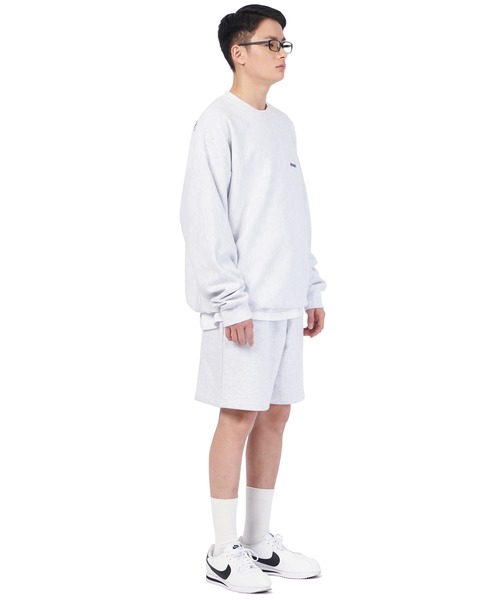 NOMANUAL(NOMANUAL)の「【NOMANUAL】G.L SWEAT SHORTS / ノーマニュアル G.L ロゴ スウェット ショートパンツ セットアップ(スウェットパンツ・メンズ・ブラック/ホワイト・MEDIUM/LARGE/SMALL)」の9枚目の写真