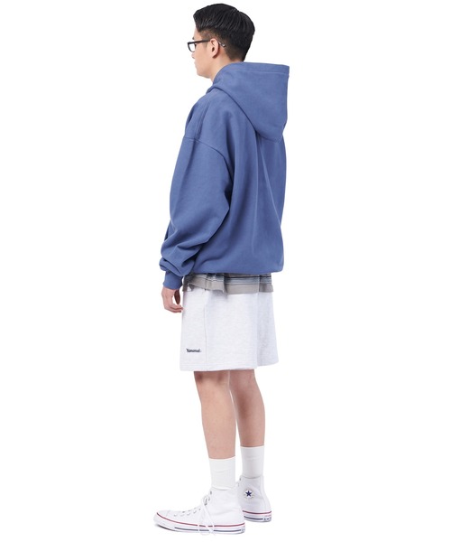 NOMANUAL(NOMANUAL)の「【NOMANUAL】G.L SWEAT SHORTS / ノーマニュアル G.L ロゴ スウェット ショートパンツ セットアップ(スウェットパンツ・メンズ・ブラック/ホワイト・MEDIUM/LARGE/SMALL)」の6枚目の写真