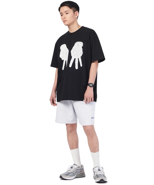 NOMANUAL(NOMANUAL)の「【NOMANUAL】G.L SWEAT SHORTS / ノーマニュアル G.L ロゴ スウェット ショートパンツ セットアップ(スウェットパンツ・メンズ・ブラック/ホワイト・MEDIUM/LARGE/SMALL)」の12枚目の写真
