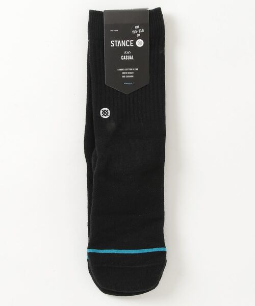 STANCE（スタンス）の「STANCE/スタンス キッズソックス ICON ST K526A201CK（ソックス/靴下・キッズ・ブラック/ホワイト・L）」の3枚目の写真