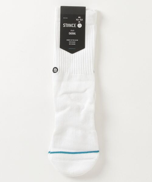 STANCE（スタンス）の「STANCE/スタンス キッズソックス ICON ST K526A201CK（ソックス/靴下・キッズ・ブラック/ホワイト・L）」の4枚目の写真