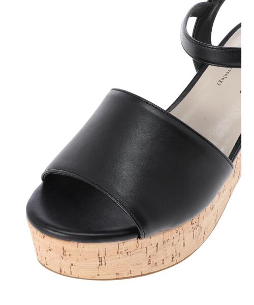 earth music&ecology（アースミュージックアンドエコロジー）の「ORiental Traffic コルクウェッジサンダル ＊（サンダル・レディース・ブラック/アイボリー・SMALL/MEDIUM/LARGE）」の22枚目の写真