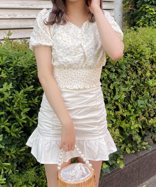 Crea titty&Co. PETIT（クレアティティーアンドコープチ）の「【Crea titty&Co.PETIT】Crea フリルミニスカート（スカート・レディース・オフホワイト/ブラック・SMALL/MEDIUM）」の22枚目の写真