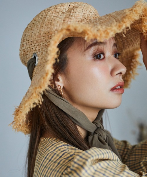 MADEMOISELLE ROPE'（マドモアゼル ロペ）の「<Natsuko Akahani>2way パフスリーブロングワンピース（ワンピース・レディース・ベージュ/オフホワイト/ライトグリーン・38）」の21枚目の写真