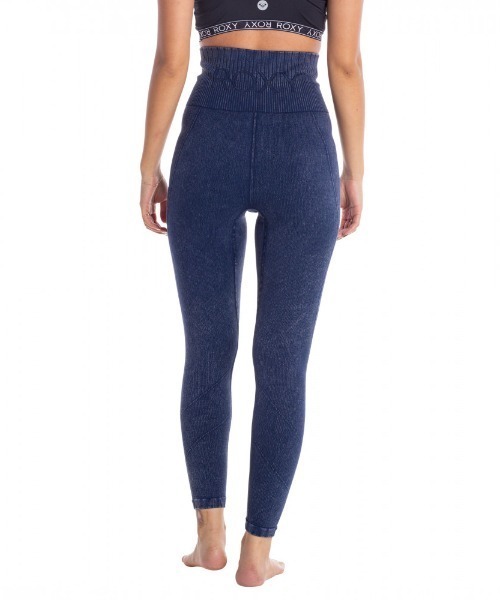 ROXY（ロキシー）の「PARANA/ロキシーレギンス・スパッツ（レギンス/スパッツ・レディース・インディゴブルー/ピンク・SMALL/MEDIUM）」の2枚目の写真