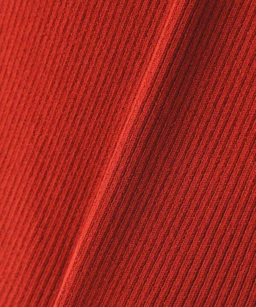 N.（N. Natural Beauty Basic）（エヌエヌナチュラルビューティーベーシック）の「タックスリーブコンパクトニット（ニット/セーター・レディース・ホワイト/ブラウン/レッド・MEDIUM）」の21枚目の写真