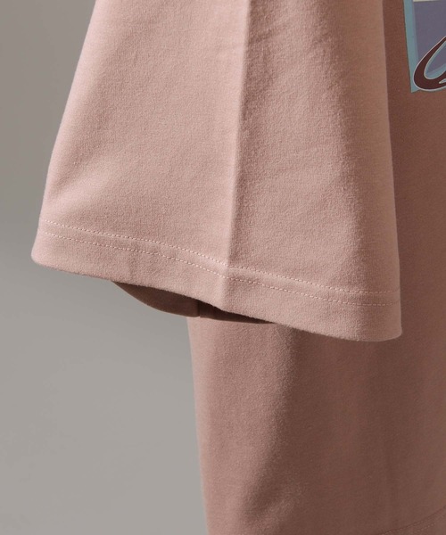 Piko（ピコ）の「【別注】【PIKO】 古着風 トロピカル ガール イージーケア 高密度ビッグシルエット アニメチックイラストTシャツ（Tシャツ/カットソー・メンズ・ホワイト/ブラック/ベージュ/ネイビー/ピンク/ブルー/グリーン・MEDIUM/LARGE）」の21枚目の写真