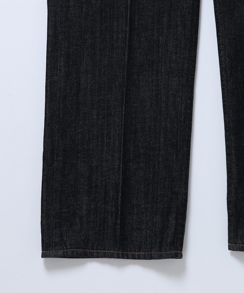 ADAM ET ROPE'（アダムエロペ）の「ライトオンス デニムスラックス/UNISEX（スラックス・メンズ・ホワイト/ネイビー系・S/M/L/XL）」の5枚目の写真