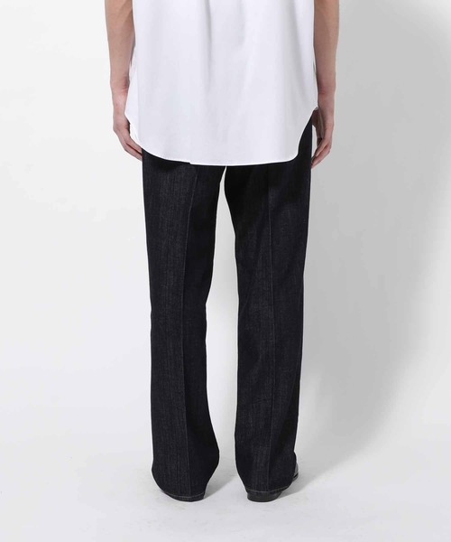 ADAM ET ROPE'（アダムエロペ）の「ライトオンス デニムスラックス/UNISEX（スラックス・メンズ・ホワイト/ネイビー系・S/M/L/XL）」の17枚目の写真