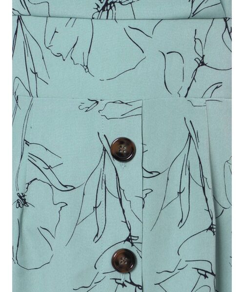 LAGUNAMOON（ラグナムーン）の「シアースリーブフラワーワンピース（ワンピース・レディース・アイボリー/ブラック/ターコイズブルー・SMALL/MEDIUM）」の7枚目の写真