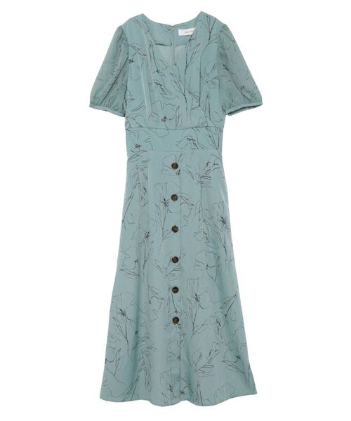 LAGUNAMOON（ラグナムーン）の「シアースリーブフラワーワンピース（ワンピース・レディース・アイボリー/ブラック/ターコイズブルー・SMALL/MEDIUM）」の19枚目の写真