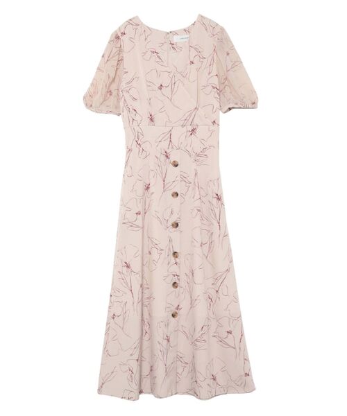 LAGUNAMOON（ラグナムーン）の「シアースリーブフラワーワンピース（ワンピース・レディース・アイボリー/ブラック/ターコイズブルー・SMALL/MEDIUM）」の20枚目の写真