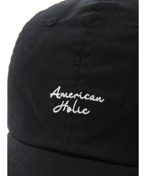 AMERICAN HOLIC(アメリカンホリック)の「刺繍キャップ *●(キャップ・レディース・ブラック・FREE)」の8枚目の写真