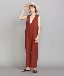BEAUTY&YOUTH UNITED ARROWS | BY コットンディープVネックオールインワン(つなぎ/オールインワン)