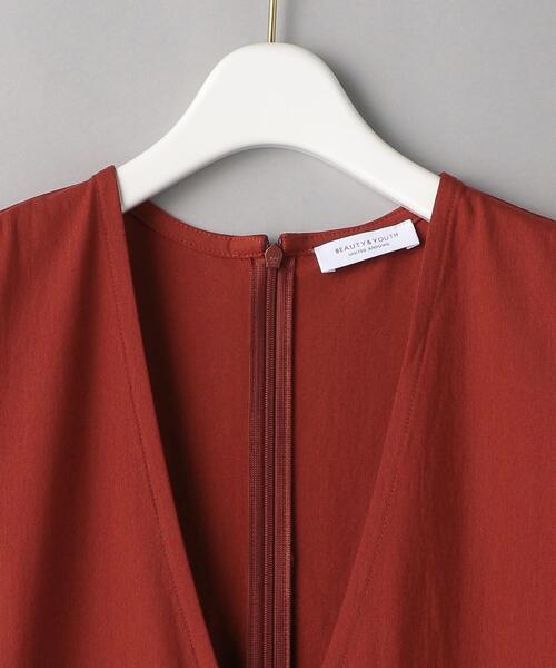 BEAUTY&YOUTH UNITED ARROWS（ビューティーアンドユースユナイテッドアローズ）の「BY コットンディープVネックオールインワン（つなぎ/オールインワン・レディース・ブラック/オレンジ系その他・SMALL/MEDIUM）」の17枚目の写真