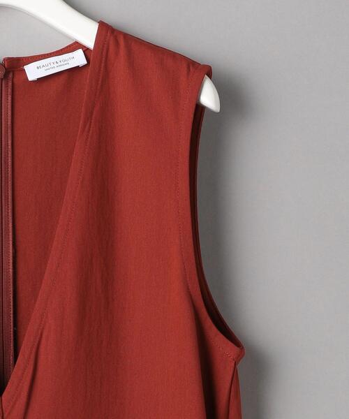 BEAUTY&YOUTH UNITED ARROWS（ビューティーアンドユースユナイテッドアローズ）の「BY コットンディープVネックオールインワン（つなぎ/オールインワン・レディース・ブラック/オレンジ系その他・SMALL/MEDIUM）」の15枚目の写真