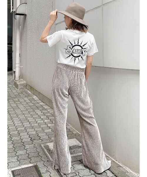 GYDA（ジェイダ）の「SAUCYショートTシャツ（Tシャツ/カットソー・レディース・ブラック/ベージュ/ブラウン/オフホワイト・FREE）」の14枚目の写真