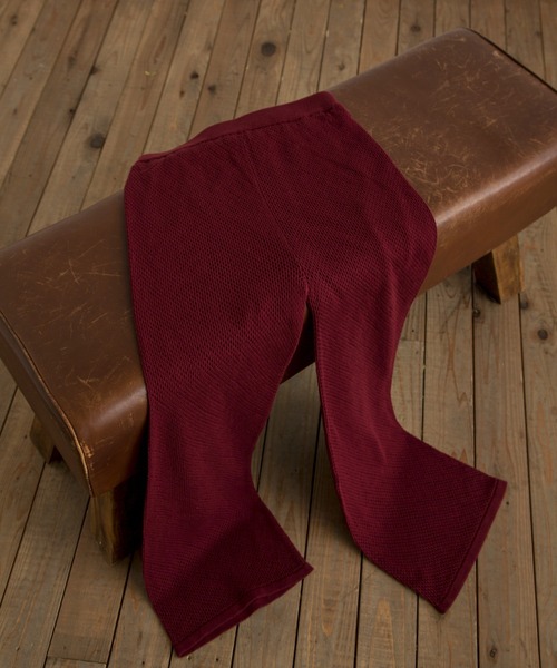 Kari & lili（カウリアンドリィリィ）の「メッシュニットパンツ（その他パンツ・レディース・ダークグレー/ブラック/ワインレッド・FREE）」の15枚目の写真