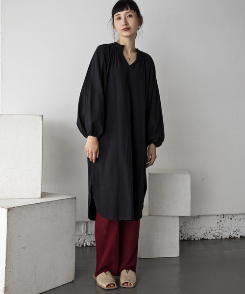 Kari & lili（カウリアンドリィリィ）の「メッシュニットパンツ（その他パンツ・レディース・ダークグレー/ブラック/ワインレッド・FREE）」の18枚目の写真