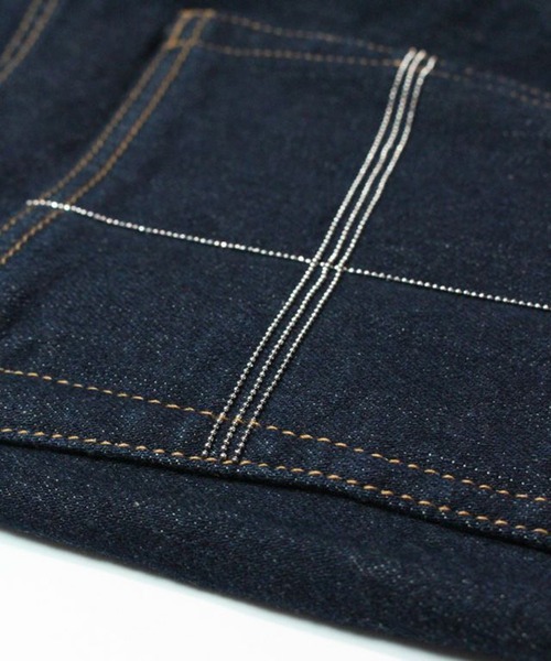 1 piu 1 uguale 3（ウノピゥウノウグァーレトレ）の「9 TAPERED (CHAIN)（デニムパンツ・メンズ・インディゴブルー・Ⅲ/Ⅳ/Ⅵ/Ⅴ）」の5枚目の写真