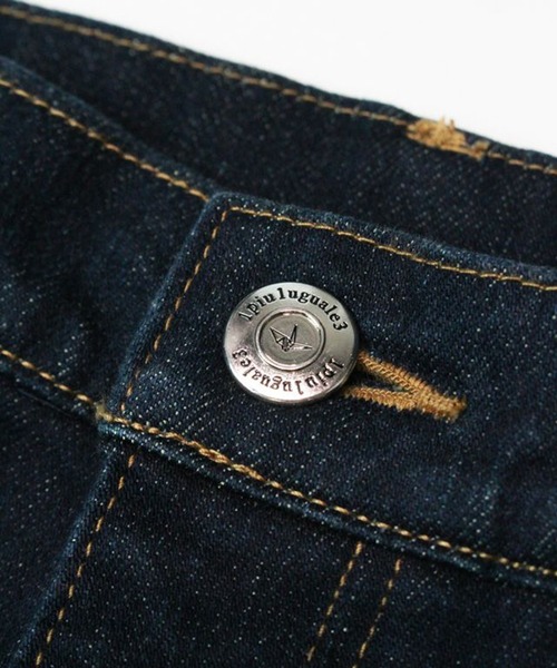 1 piu 1 uguale 3（ウノピゥウノウグァーレトレ）の「9 TAPERED (CHAIN)（デニムパンツ・メンズ・インディゴブルー・Ⅲ/Ⅳ/Ⅵ/Ⅴ）」の8枚目の写真