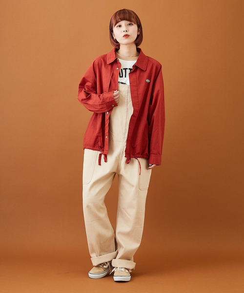 CUBE SUGAR(キューブシュガー)の「カツラギ サロペットパンツ(サロペット/オーバーオール・レディース・ベージュ/カーキ/ナチュラル・M)」の22枚目の写真