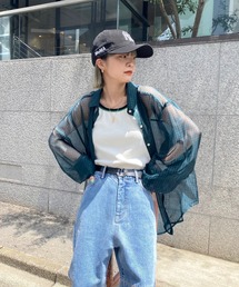 WHO'S WHO gallery | シフォンギンガムシャツ(シャツ/ブラウス)