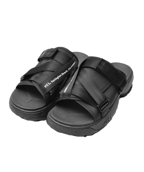 MinoriTY(マイノリティ)の「【MEI】リサイクルナイロン厚底スポーツサンダル(サンダル・メンズ・ブラック/オリーブ・M/L)」の4枚目の写真