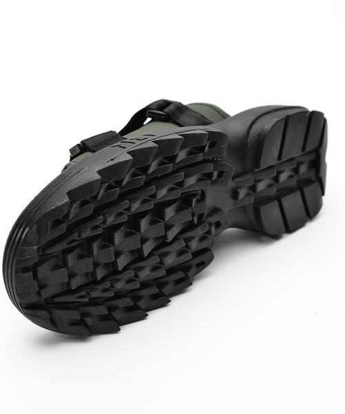 MinoriTY(マイノリティ)の「【MEI】リサイクルナイロン厚底スポーツサンダル(サンダル・メンズ・ブラック/オリーブ・M/L)」の8枚目の写真