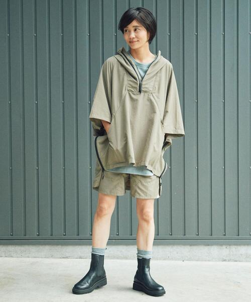 green label relaxing（グリーンレーベルリラクシング）の「＜Tanacana (タナカーナ) ＞ ハーフ パンツ －撥水加工－（その他パンツ・レディース・ベージュ/モカ・FREE）」の17枚目の写真