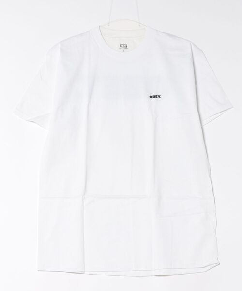 OBEY(オベイ)の「【OBEY/オベイ】(UN)OBEY BOLD(Tシャツ/カットソー・メンズ・ホワイト/ブラック・MEDIUM/LARGE/X-LARGE)」の1枚目の写真
