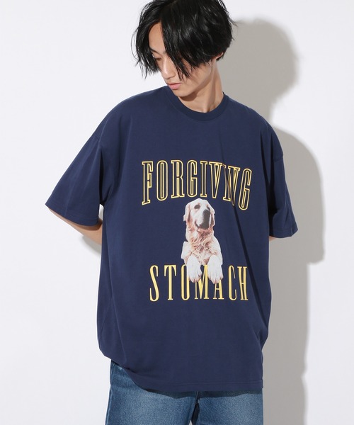 PBLIM（ページボーイリム）の「【PAGEBOYLIM】ドッググラフィックT（Tシャツ/カットソー・レディース・ネイビー/オフホワイト・MEDIUM/LARGE）」の10枚目の写真