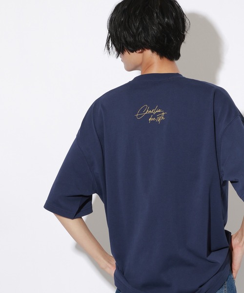 PBLIM（ページボーイリム）の「【PAGEBOYLIM】ドッググラフィックT（Tシャツ/カットソー・レディース・ネイビー/オフホワイト・MEDIUM/LARGE）」の11枚目の写真